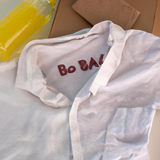 Baking soda is an effective whitening agent that can remove yellow stains from clothes.