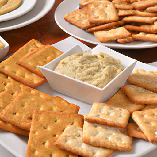 Elevate your snack game with these delicious soda crackers and dips. #snacktime #sodacrackers #dipsandspreads