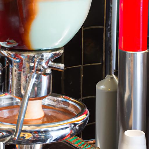 Step back in time and experience the nostalgia of a vintage soda fountain while enjoying a delicious chocolate soda.